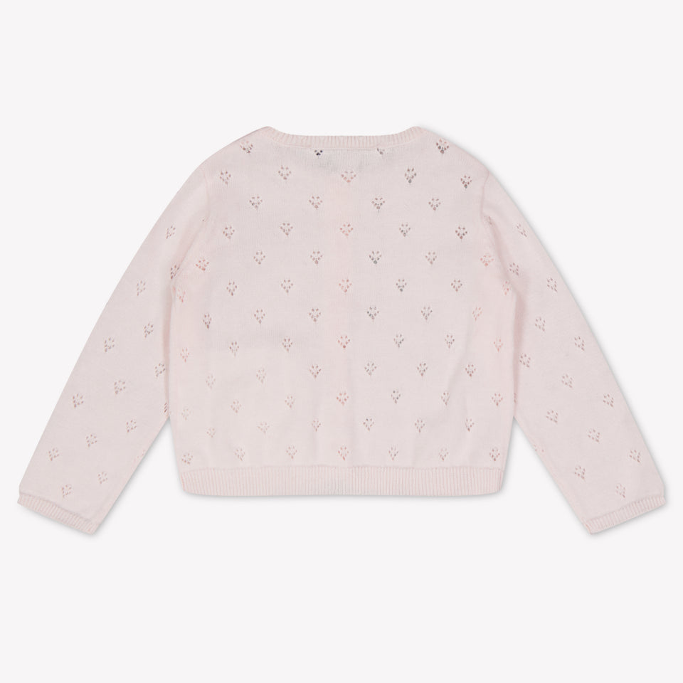 Tartine Et Chocolat Baby Girls Cardigan In Light Pink