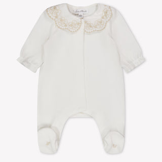 Tartine Et Chocolat Baby Girls Playsuit In White