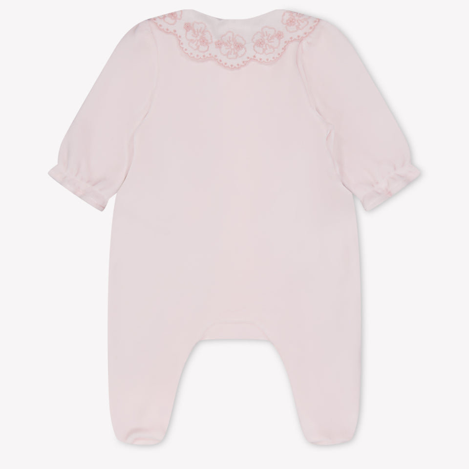 Tartine Et Chocolat Baby Girls Playsuit In Light Pink