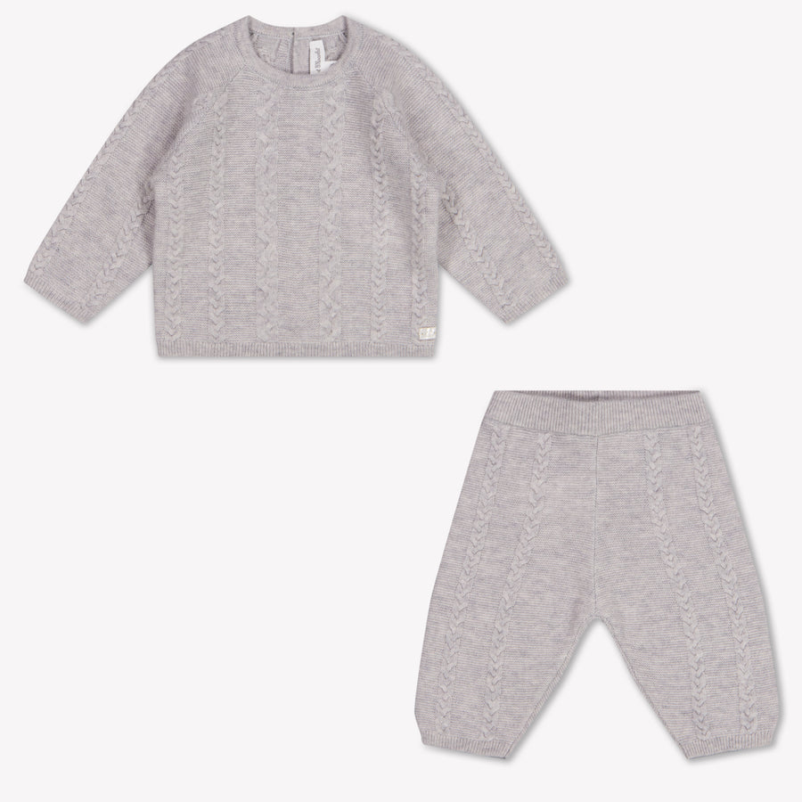 Tartine et Chocolat Baby Boys Romper in Grey