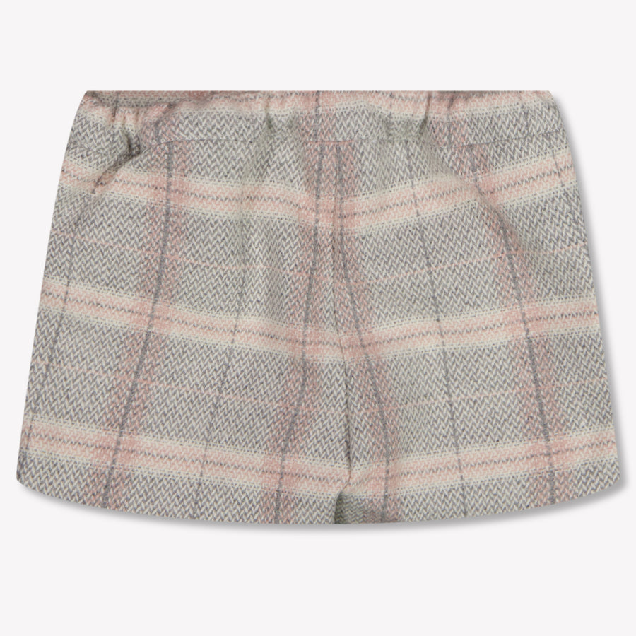 Tartine et Chocolat Baby Meisjes Shorts In Licht Grijs