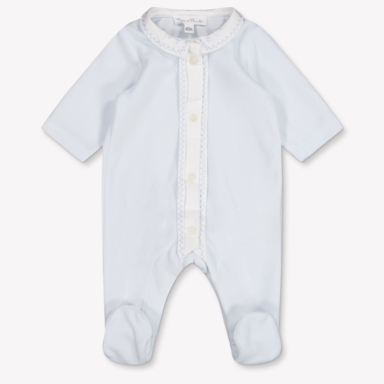 Tartine Et Chocolat Baby Boys Playsuit In Light Blue