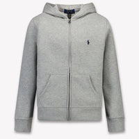 Ralph Lauren Kids Boys Cardigan In Gray