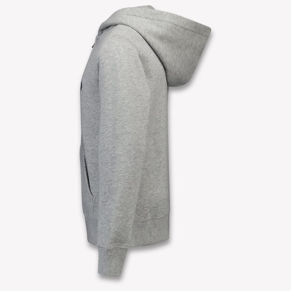 Ralph Lauren Kids Boys Cardigan In Gray