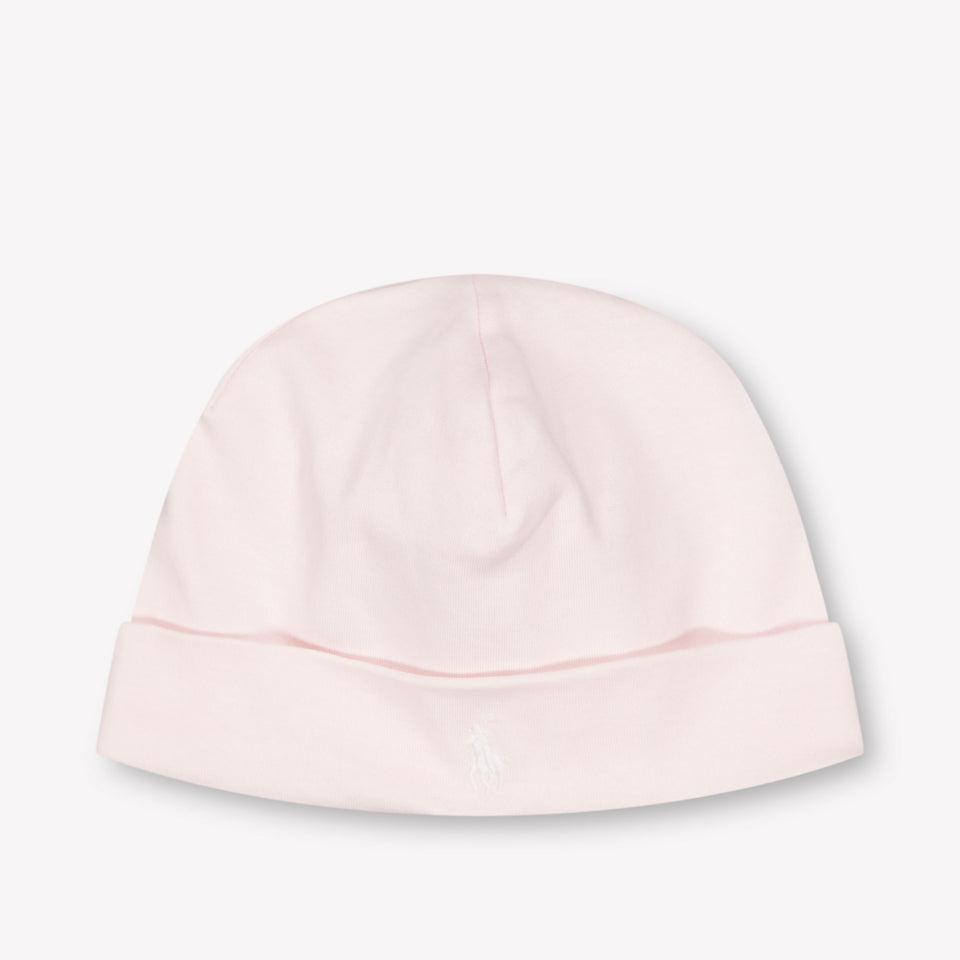Ralph Lauren Baby Unisex Hat In Light Pink
