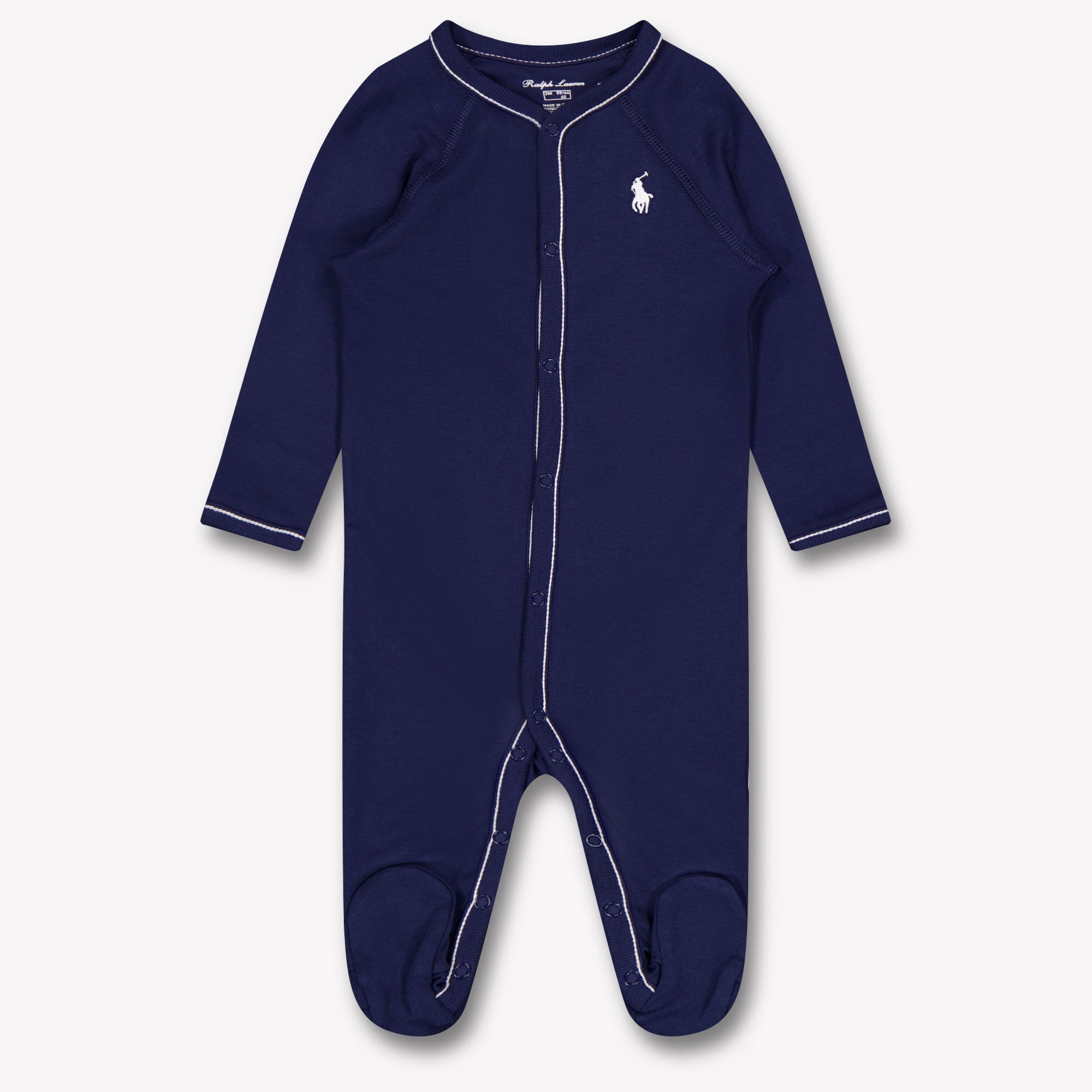 Ralph Lauren Baby Boys Playsuit In Navy
