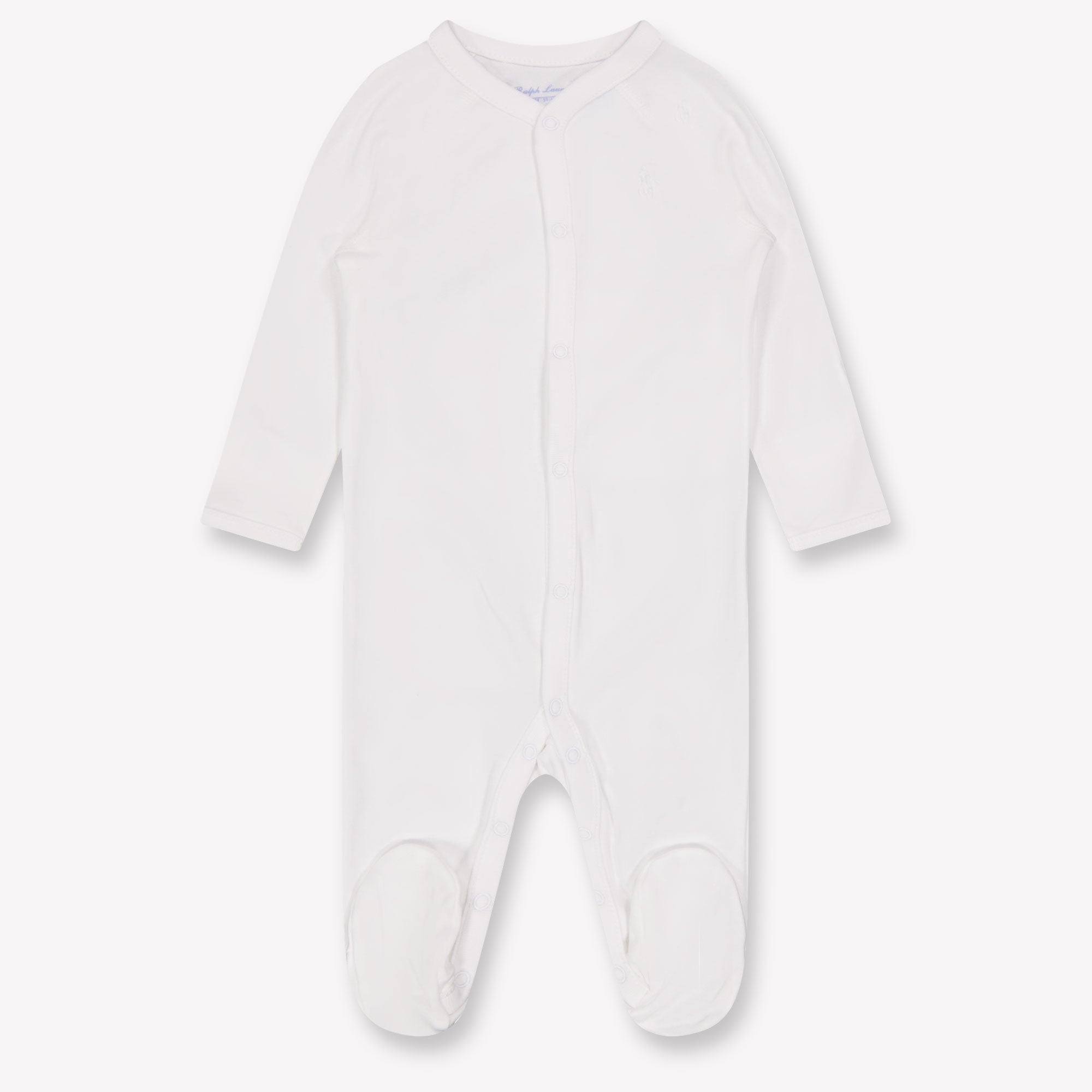 Ralph Lauren Baby Unisex Playsuit In White