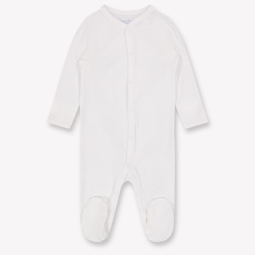 Ralph Lauren Baby Unisex Playsuit In White