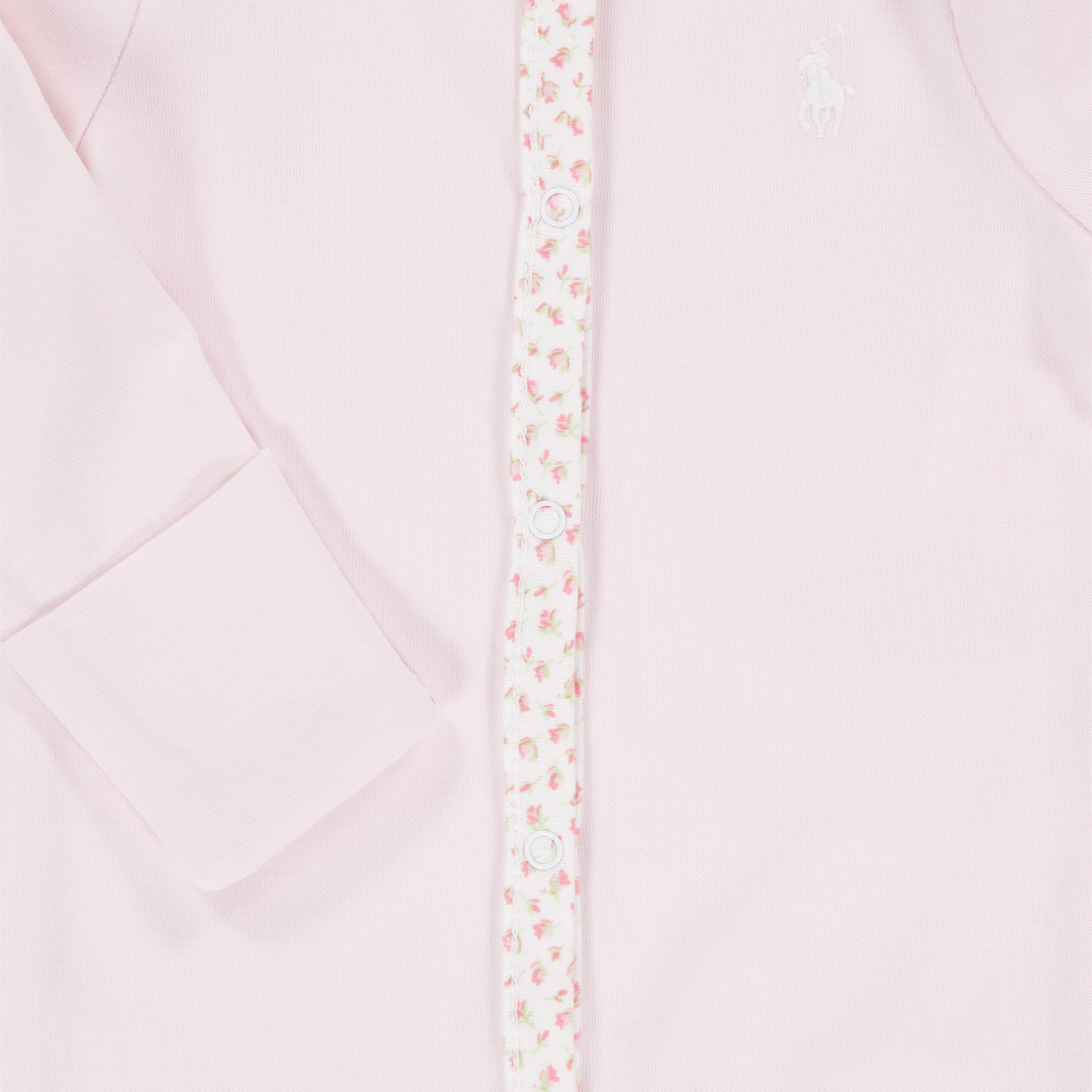 Ralph Lauren Baby Girls Playsuit In Light Pink