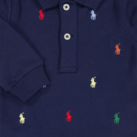 Ralph Lauren Baby Boys Playsuit In Navy