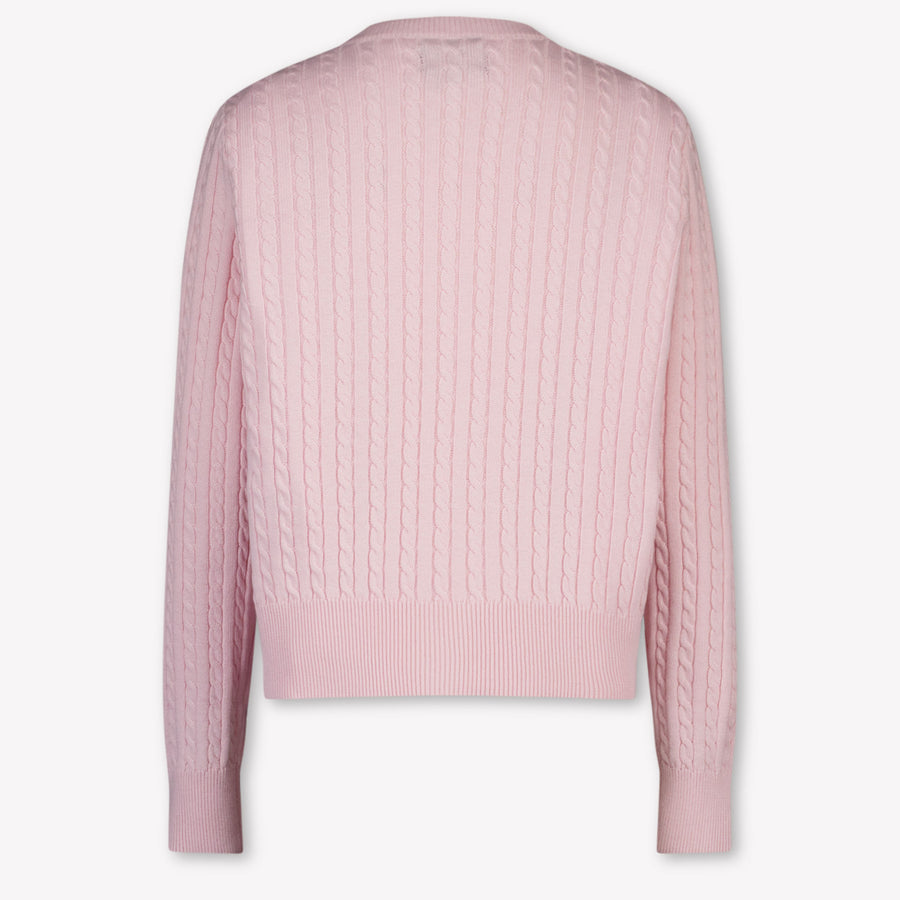 Ralph Lauren Kids Girls Cardigan In Light Pink
