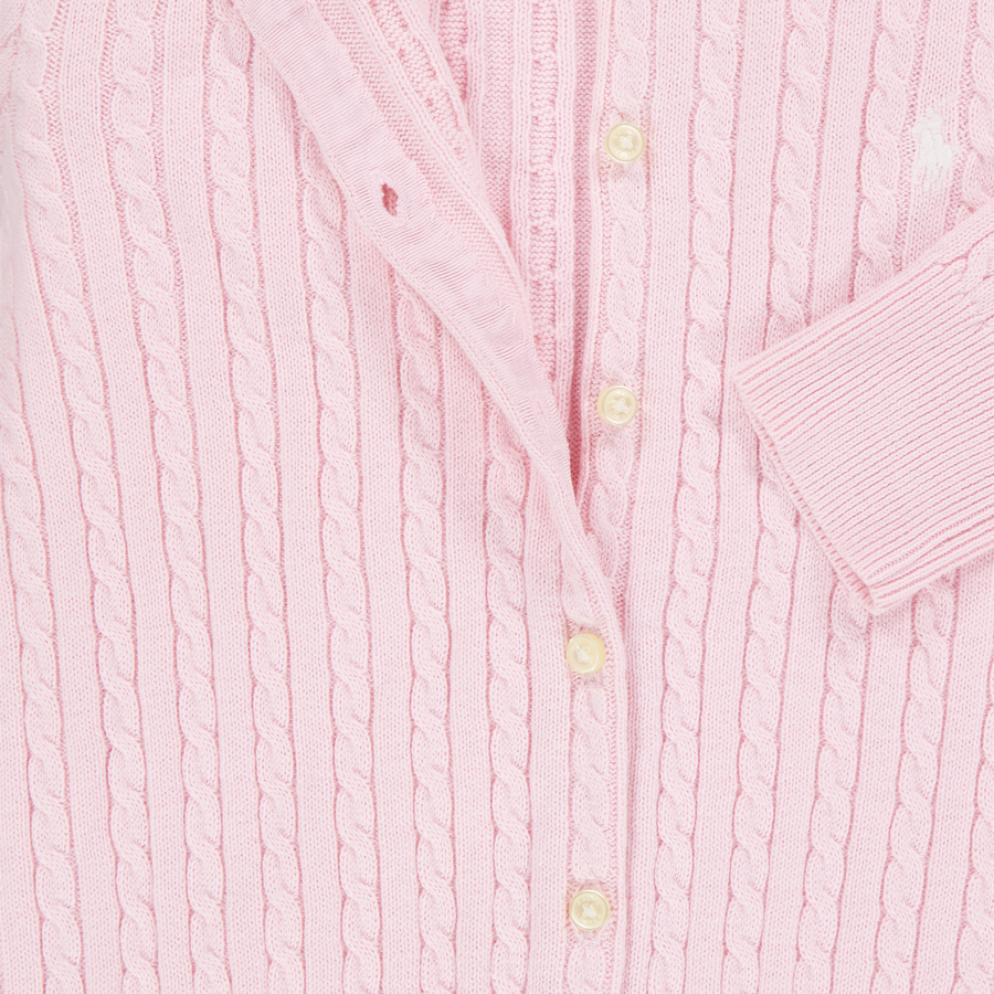 Ralph Lauren Kids Girls Cardigan In Light Pink