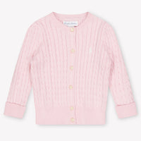 Ralph Lauren Baby Girls Cardigan In Light Pink