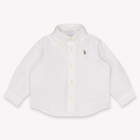 Ralph Lauren Baby Jongens Blouse In Wit