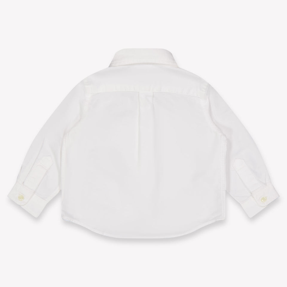 Ralph Lauren Baby Jongens Blouse In Wit