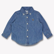 Ralph Lauren Baby Boys Blouse In Blue