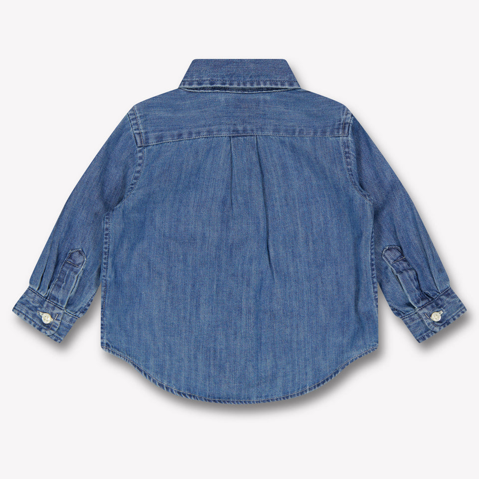 Ralph Lauren Baby Boys Blouse In Blue