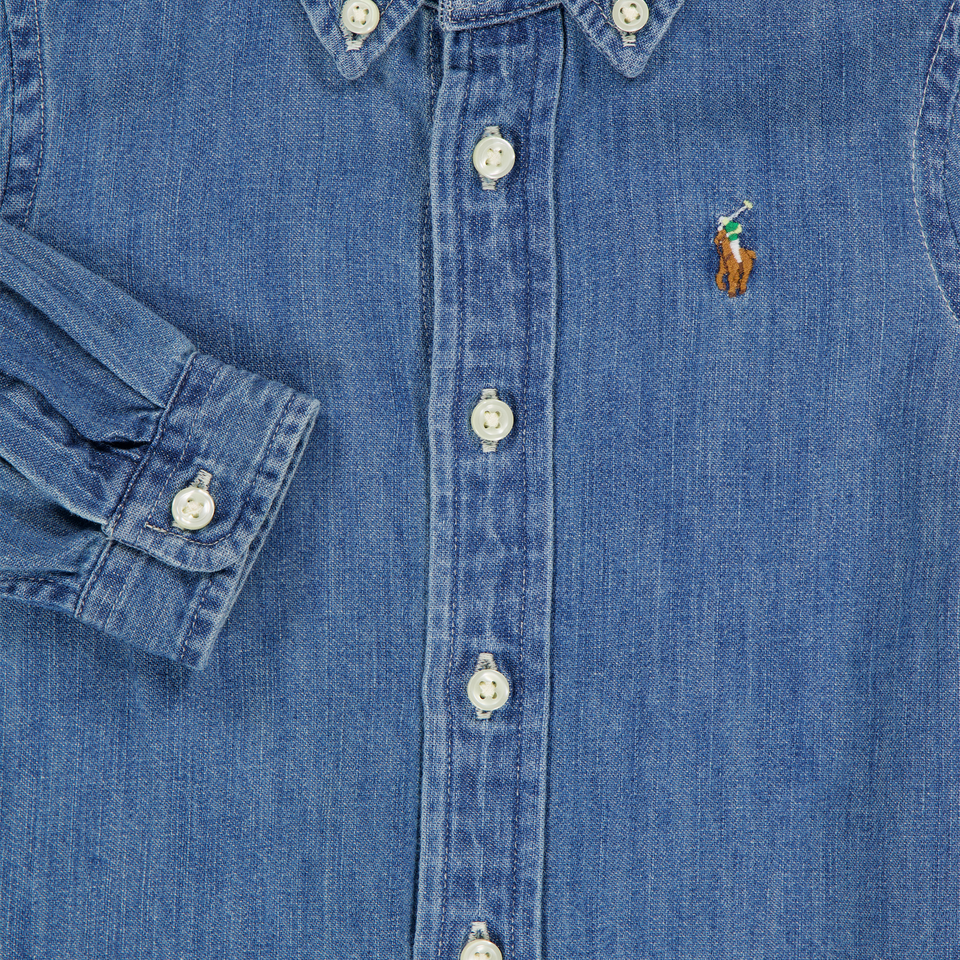 Ralph Lauren Baby Boys Blouse In Blue