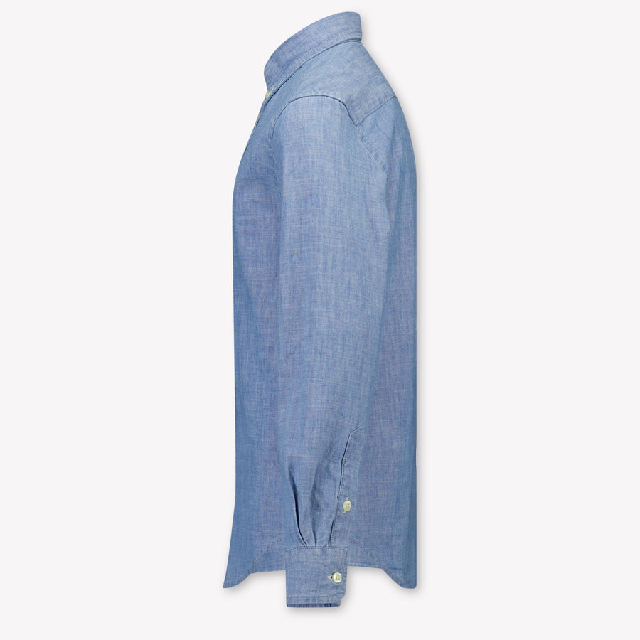 Ralph Lauren Kids Boys Blouse In Blue