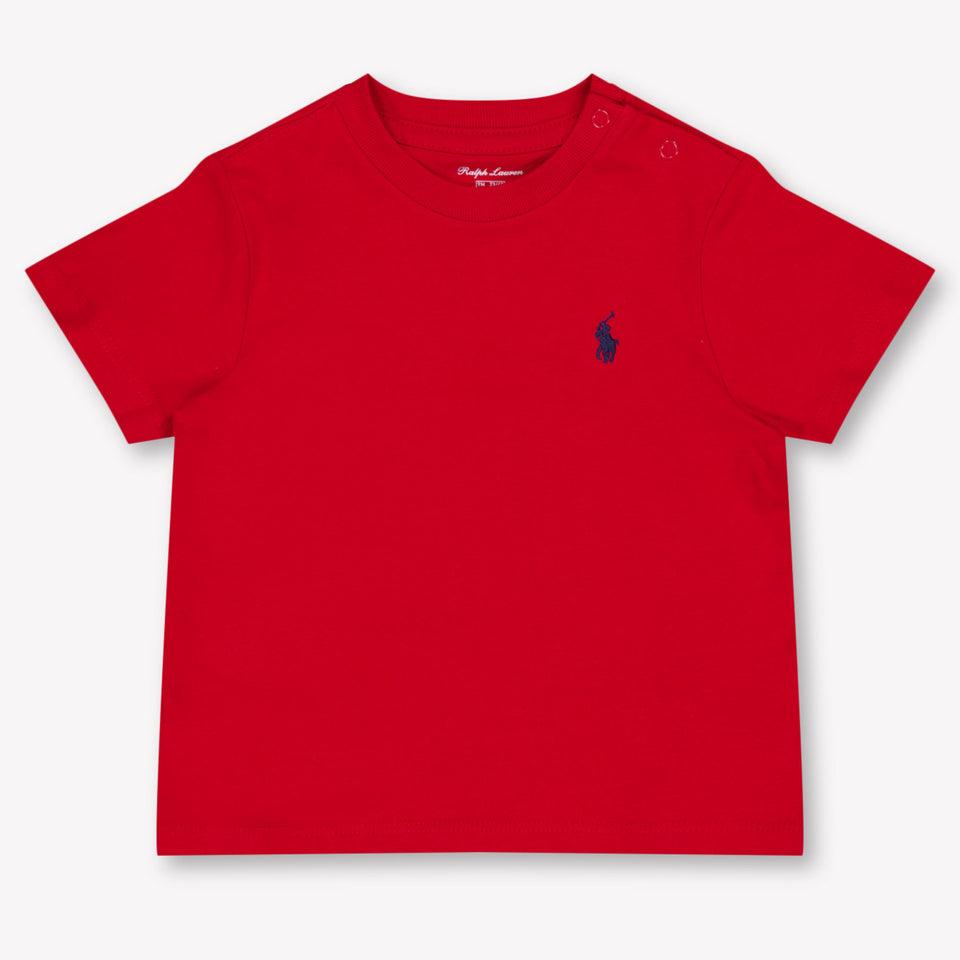 Ralph Lauren Baby Boys T-Shirt In Red
