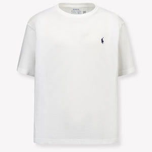 Ralph Lauren Kinder Jongens T-Shirt In Wit