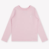 Ralph Lauren Kinder Meisjes T-Shirt In Licht Roze