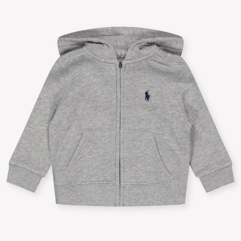 Ralph Lauren Baby Boys Cardigan In Gray