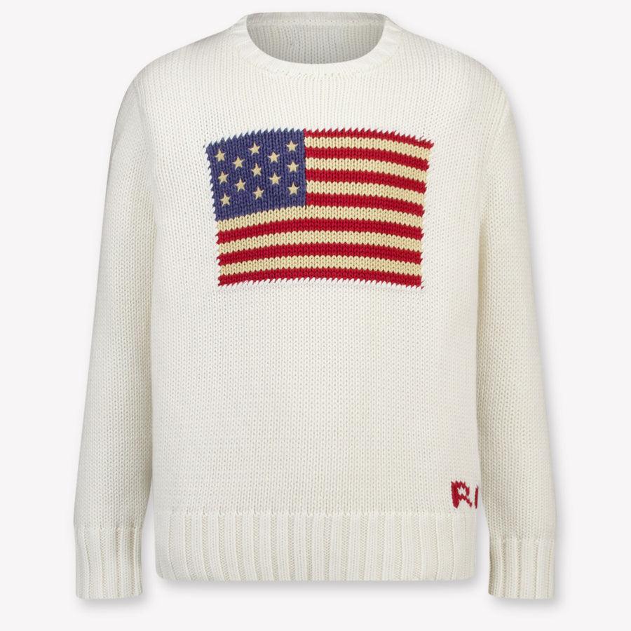 Ralph Lauren Kinder Jongens Trui In Wit