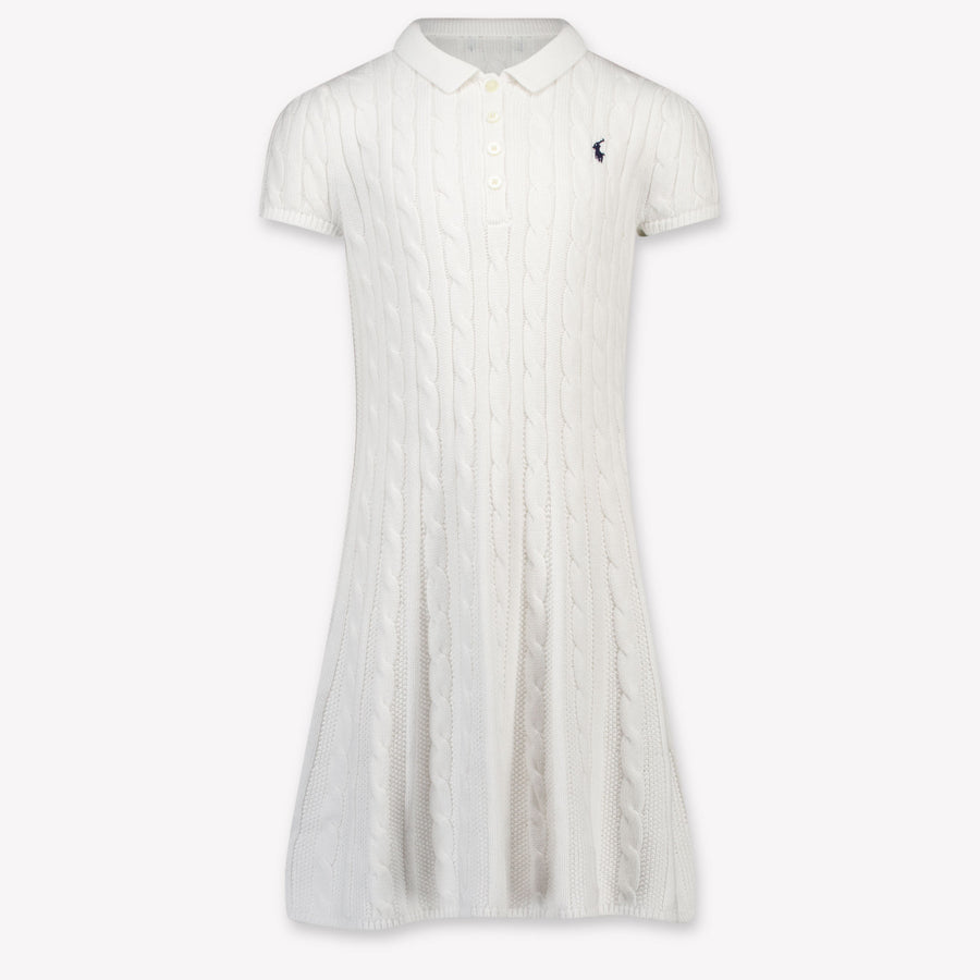 Ralph Lauren Kinder Meisjes Jurk In Wit