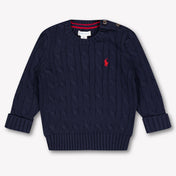 Ralph Lauren Baby Boys Sweater In Navy
