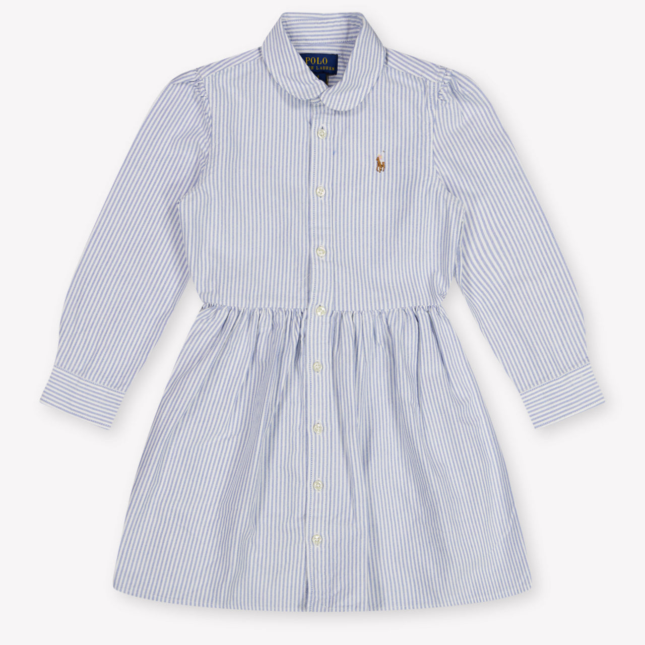 Ralph Lauren Kinder Meisjes Jurk In Licht Blauw