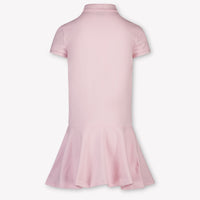 Ralph Lauren Kids Girls Dress In Light Pink
