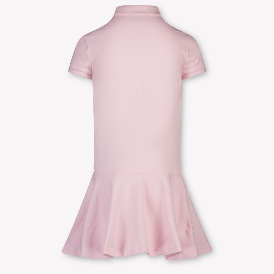 Ralph Lauren Kids Girls Dress In Light Pink