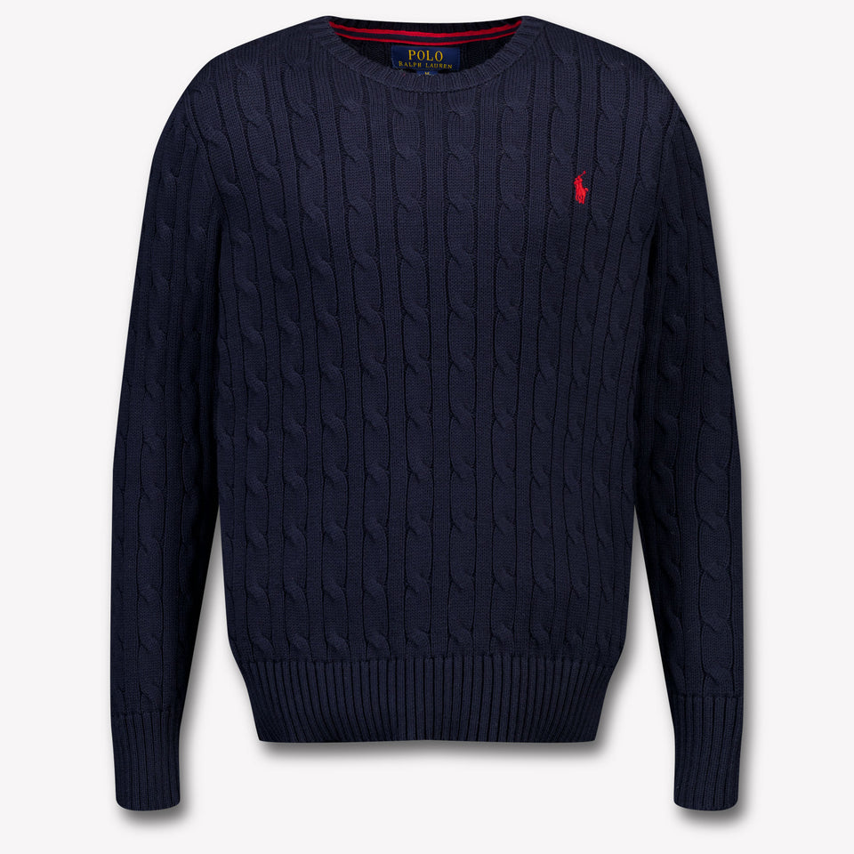 Ralph Lauren Kids Boys Sweater In Navy