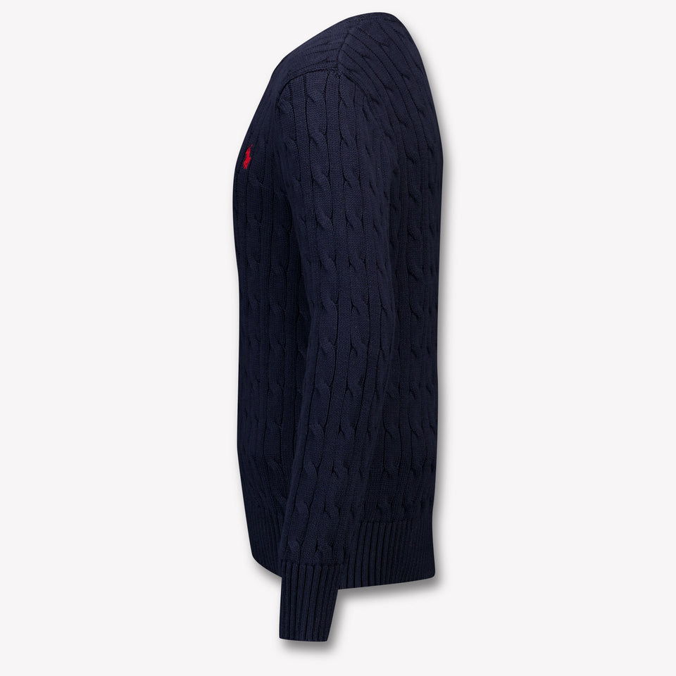 Ralph Lauren Kids Boys Sweater In Navy