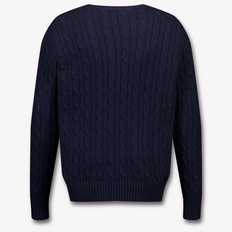 Ralph Lauren Kids Boys Sweater In Navy