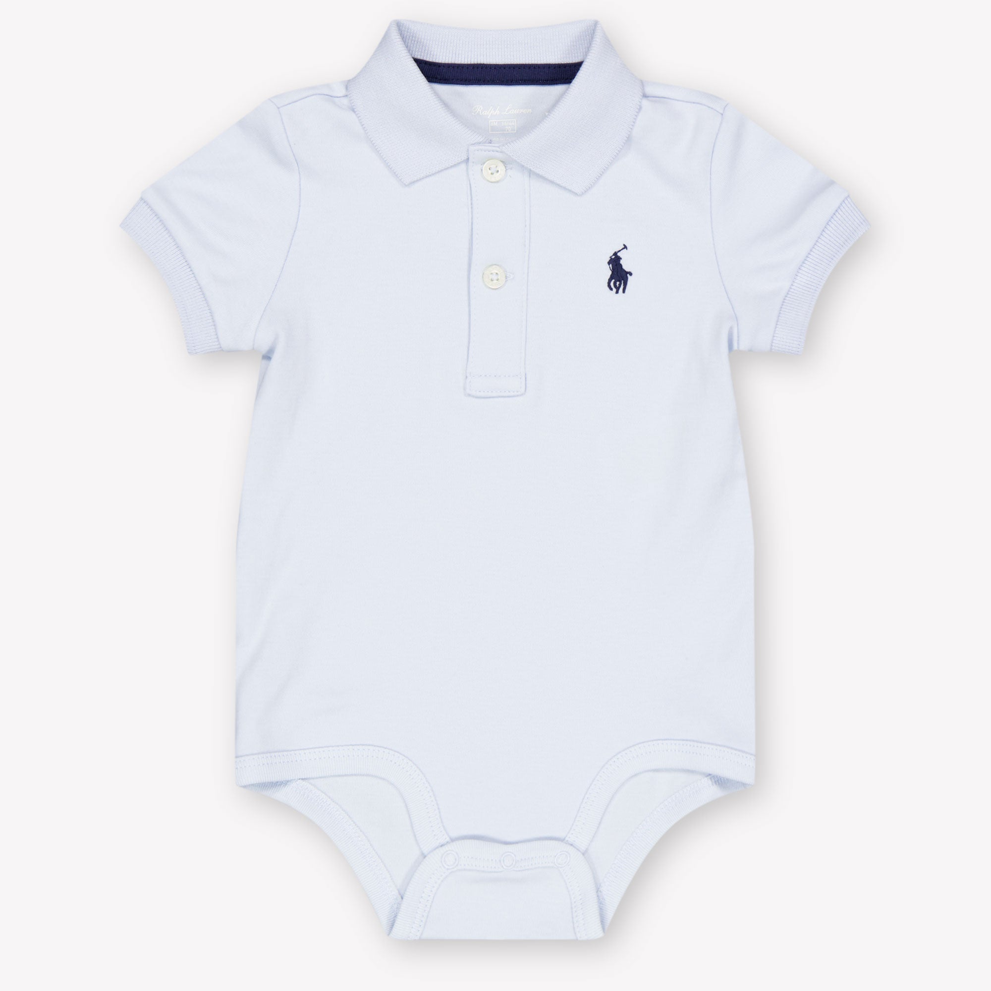 Ralph Lauren Baby Boys Romper In Light Blue