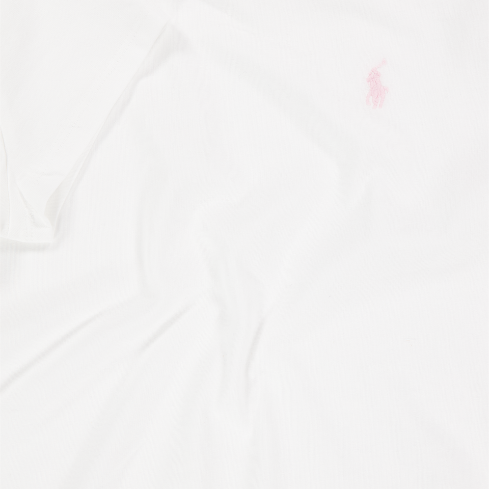 Ralph Lauren Kinder Meisjes T-Shirt In Wit