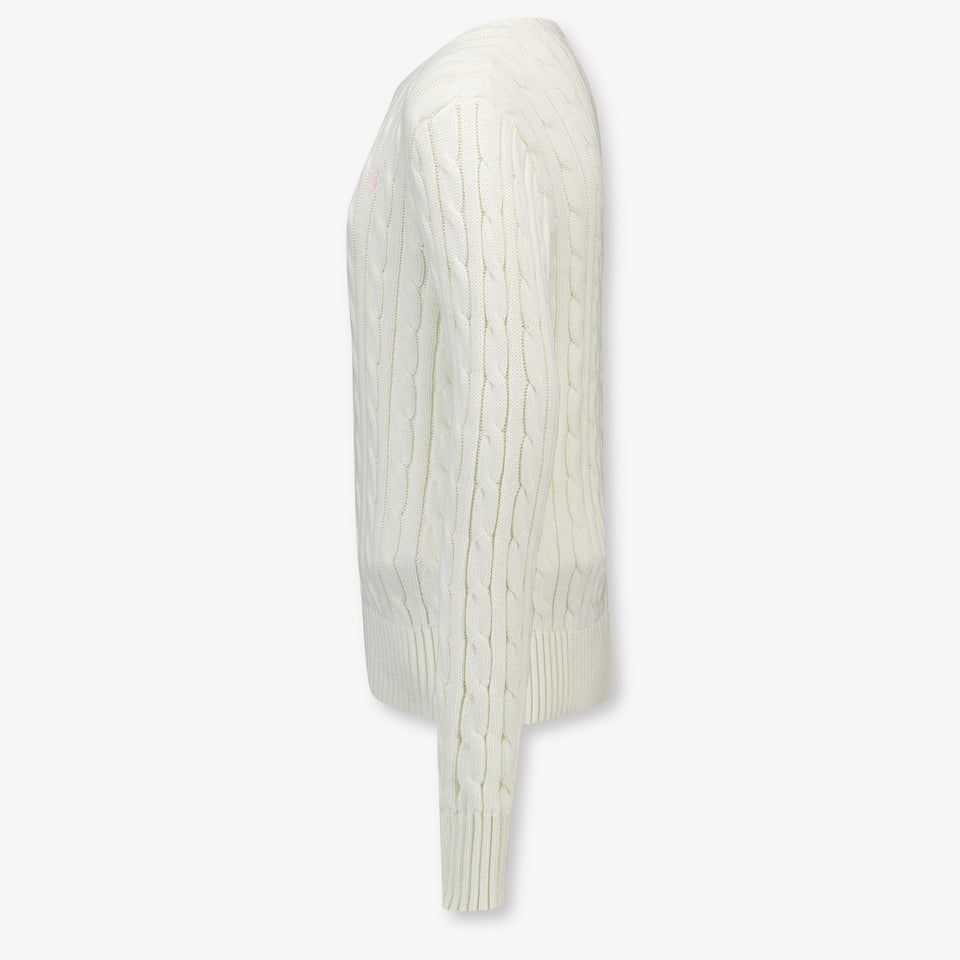 Ralph Lauren Kinder Meisjes Trui In Off White