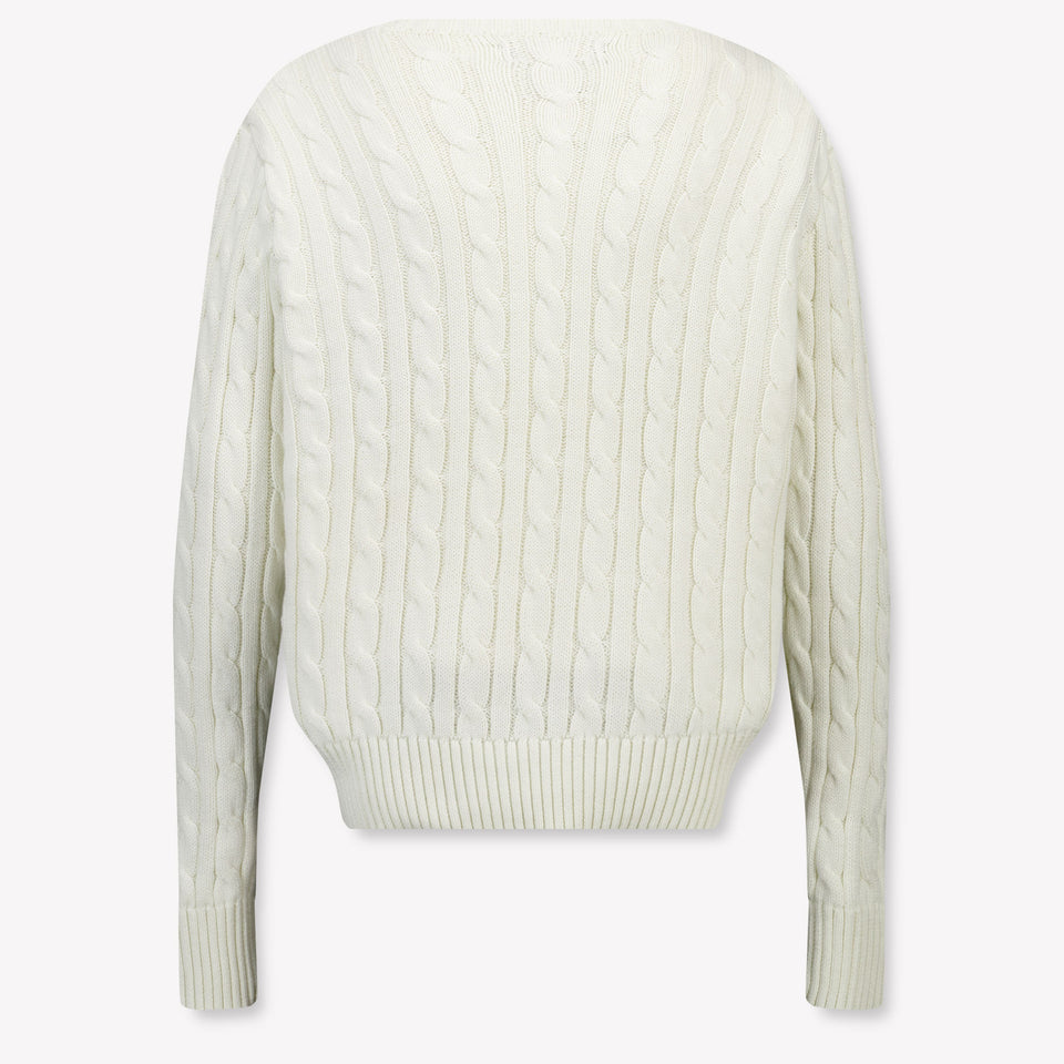 Ralph Lauren Kinder Meisjes Trui In Off White
