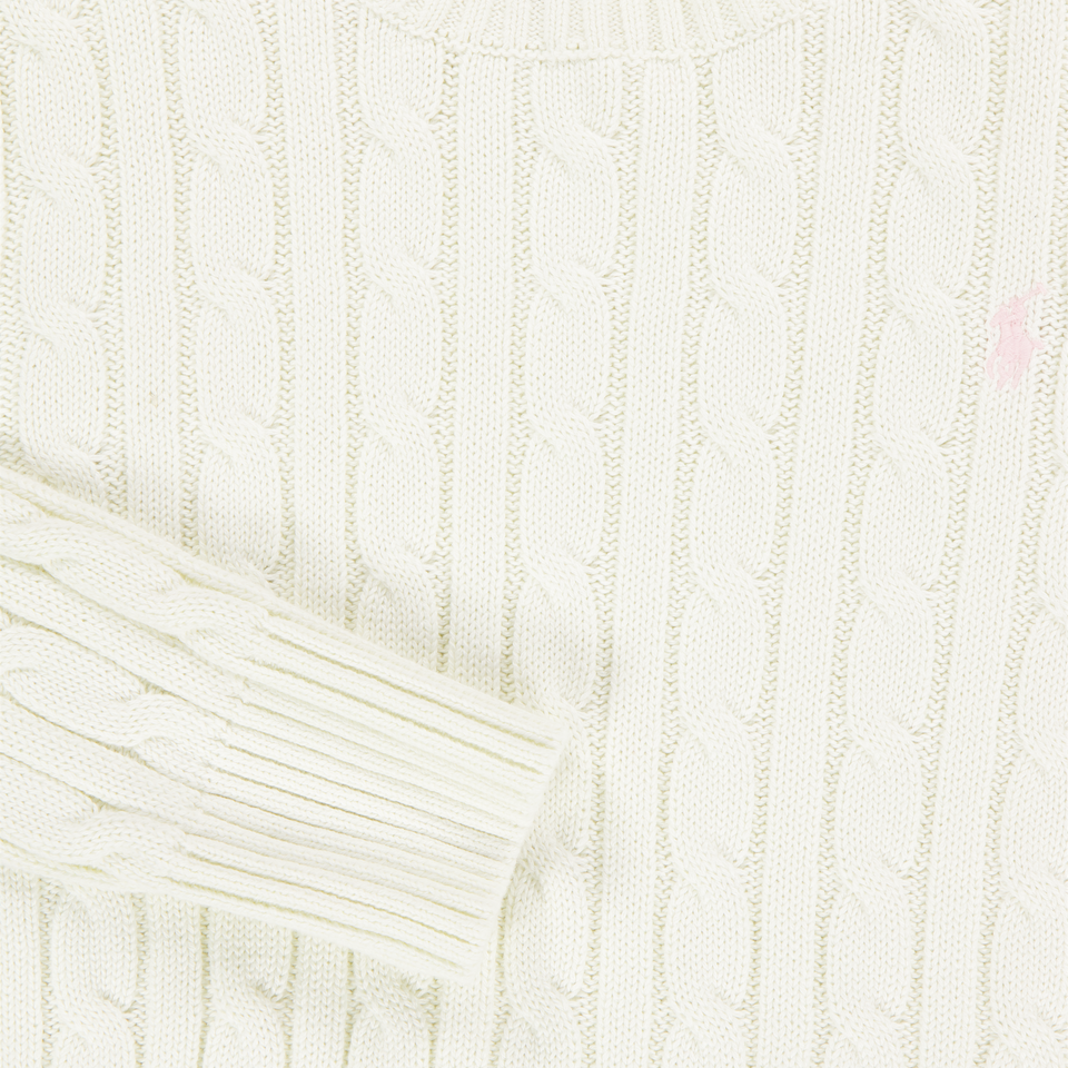 Ralph Lauren Kinder Meisjes Trui In Off White