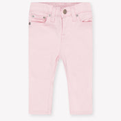 Ralph Lauren Baby Girls Jeans In Light Pink