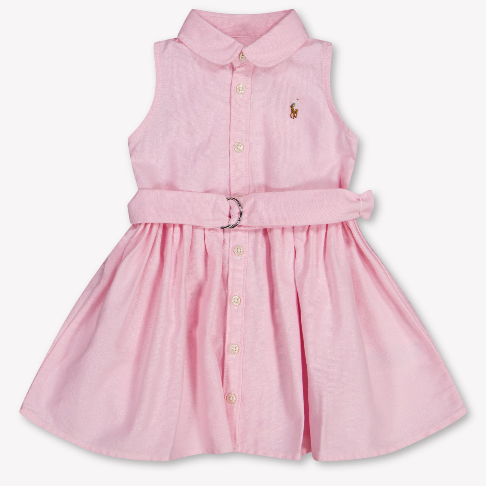 Ralph Lauren Baby Meisjes Jurk In Licht Roze