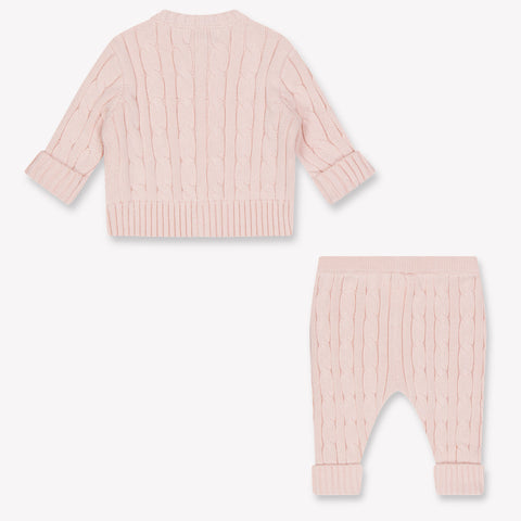 Ralph Lauren Baby Unisex Set In Light Pink