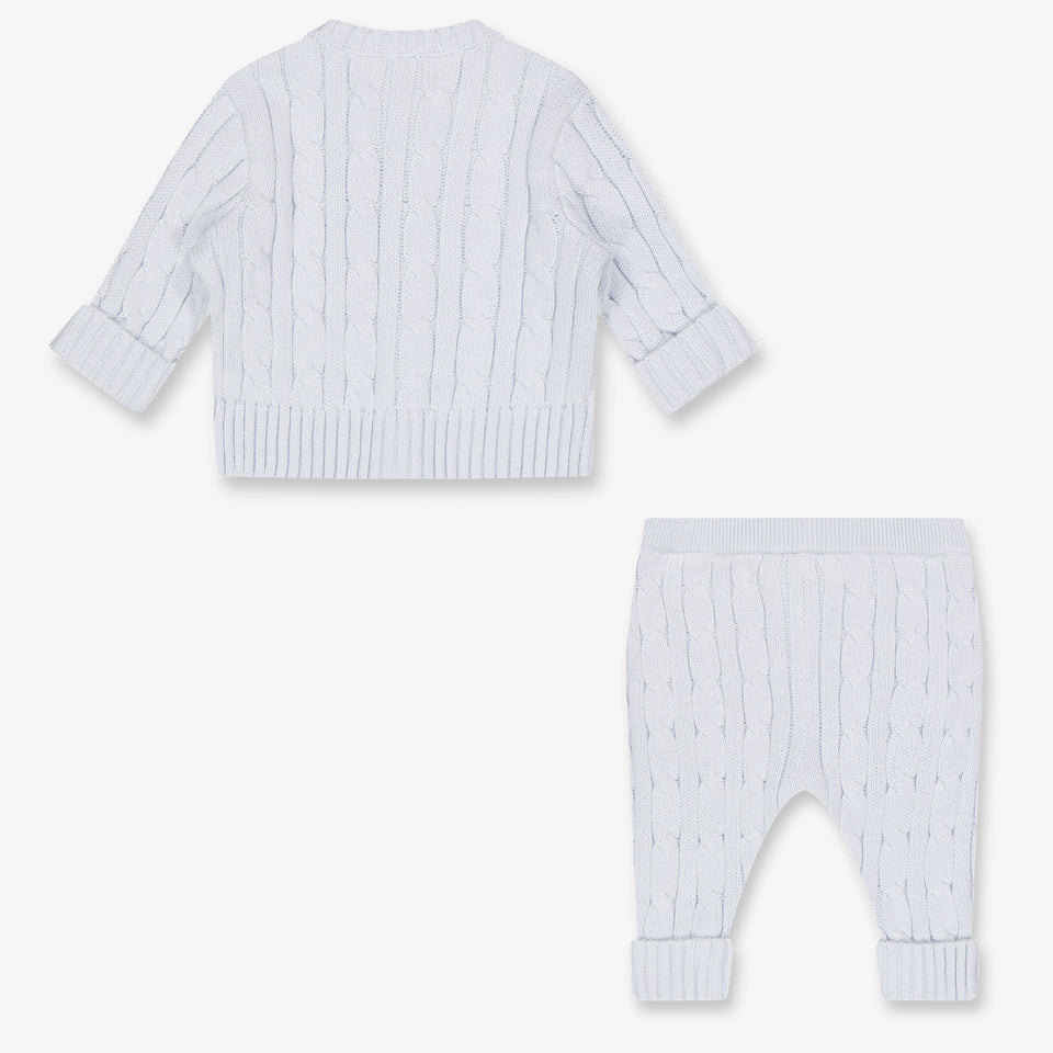 Ralph Lauren Baby Unisex Set In Light Blue