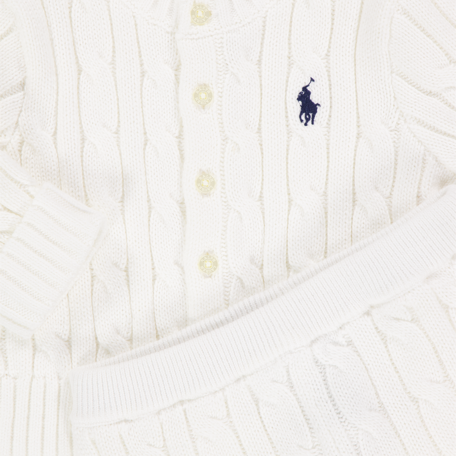 Ralph Lauren Baby Unisex Set In White