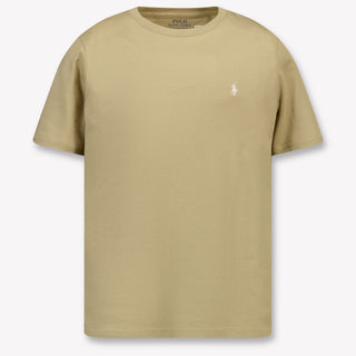 Ralph Lauren Kinder Jongens T-Shirt In Beige