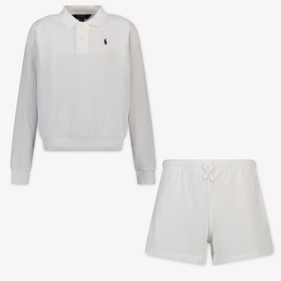 Ralph Lauren Kinder Meisjes Setje In Wit