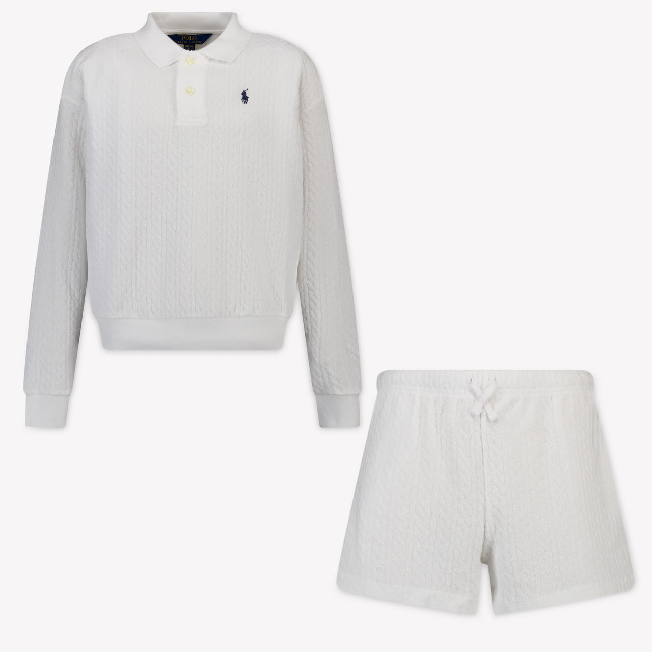 Ralph Lauren Kids Girls Set In White