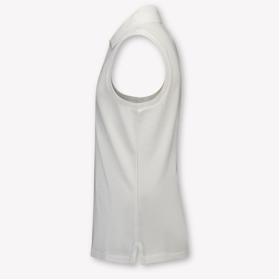 Ralph Lauren Kids Girls Polo In White